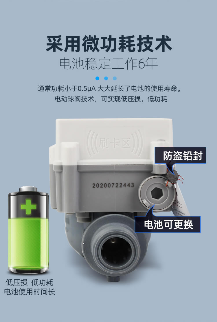 智能預付費尼龍水表